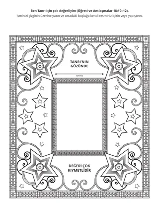 çocuklar için etkinlik sayfası