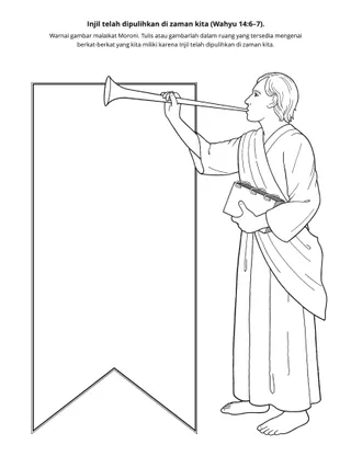 halaman aktivitas: Injil dipulihkan di zaman kita