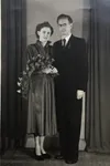 Henry and Inge Burkhardt on wedding day