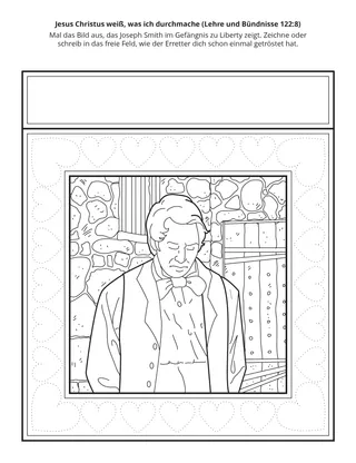 Seite mit der Aktivität: Jesus Christus weiß, was ich durchmache