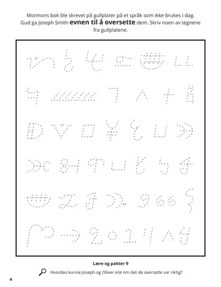 Translation of the Book of Mormon coloring page