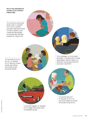 examples of living the commandments today