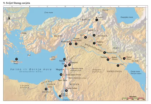 Biblijska zemljopisna karta 9
