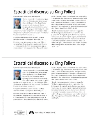 approfondimento, Il discorso su King Follett