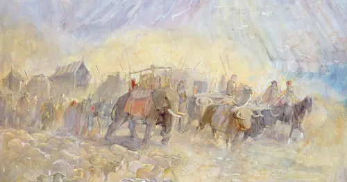 Ny Jaredita manao dia miaraka amin’ny biby