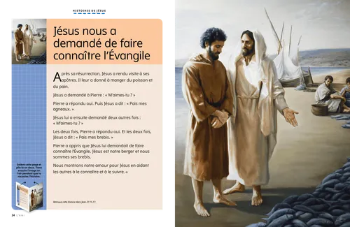 Page au format PDF : Jésus-Christ avec des pêcheurs sur le rivage