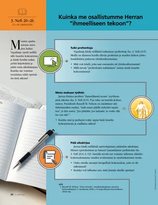 How do we participate in the Lords marvelous work