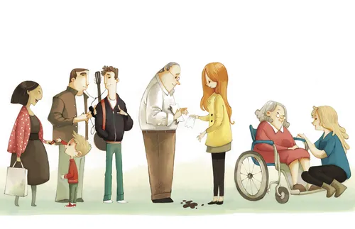 various examples of people ministering