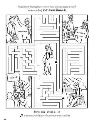 Joseph Smith Wanted to Know Which Church Was Right coloring page