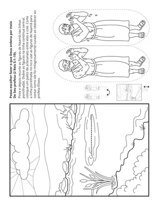 Página de atividades da Primária: Posso escolher fazer o que Deus ordena por meio de Seu profeta
