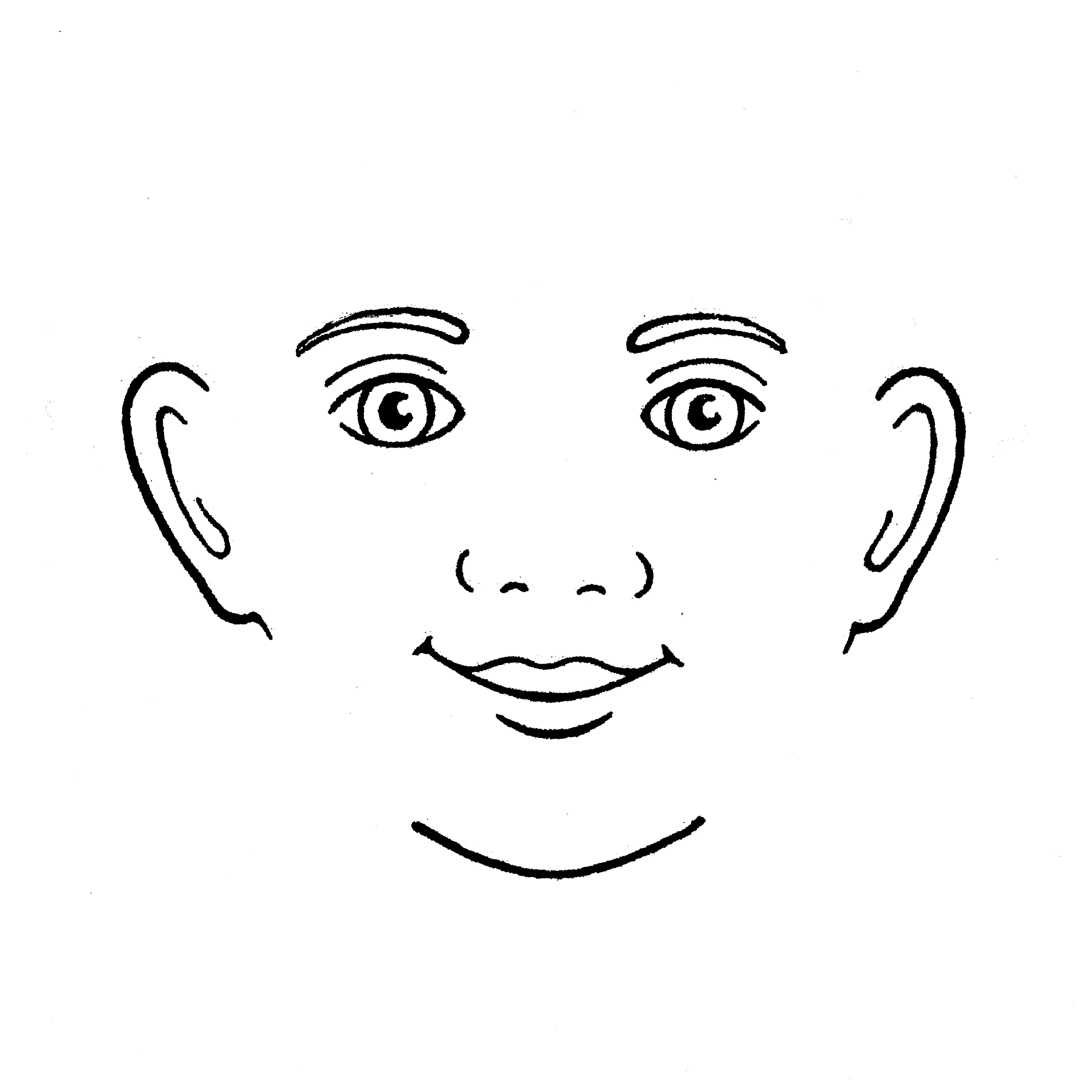 An illustration of a happy face.