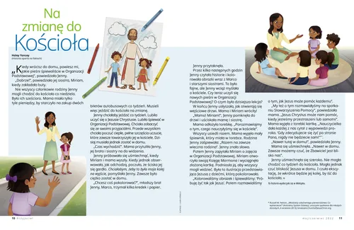 Page from the May/June 2022 Friend Magazine.