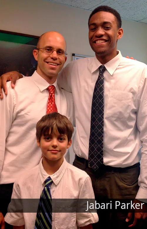 Jabari Parker at priesthood ordination