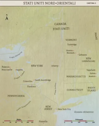 Cartina 3: Stati Uniti nord-orientali