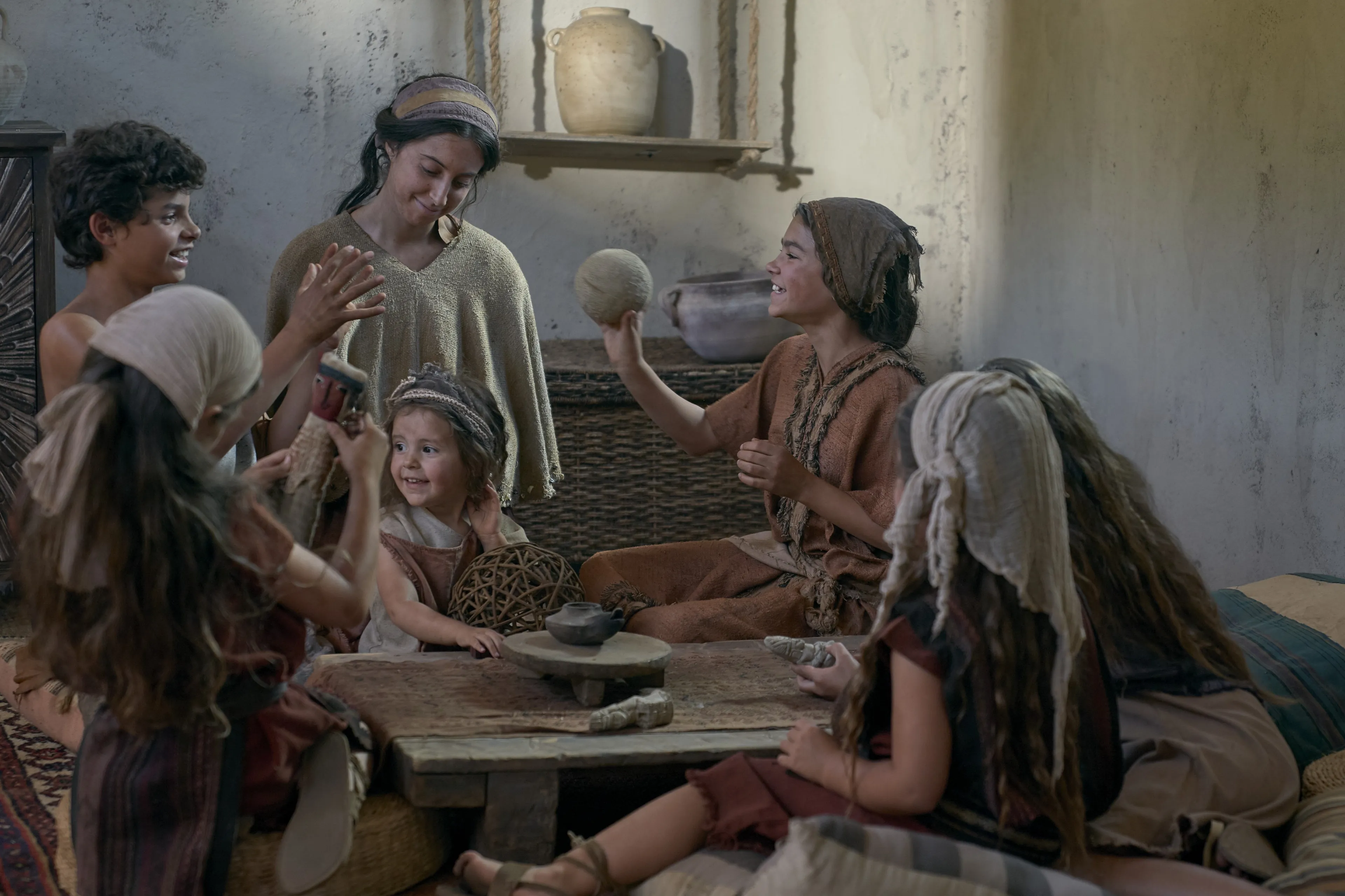 Nephite children play together.