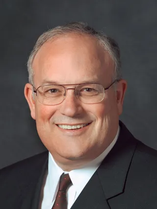 Former official portrait of Elder Paul V. Johnson of the First Quorum of the Seventy, 2005.  Replaced in 2013.  Called as Commissioner of Church Education August 1, 2008.