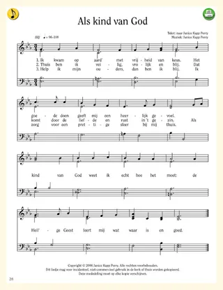 music, As a Child of God