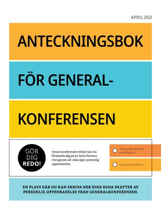 Anteckningsbok för generalkonferensen