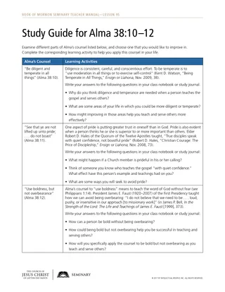 handout, study guide