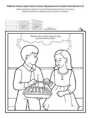 stránka s činnostmi: Pravá láska je čistá láska Kristova