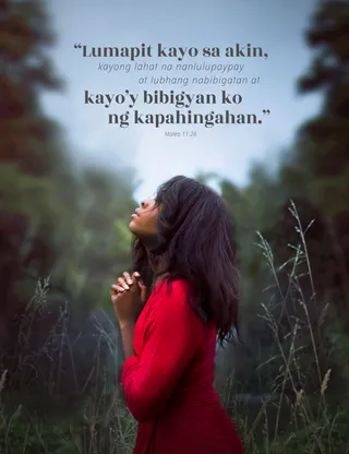 poster na “Lumapit Kayo sa Akin”