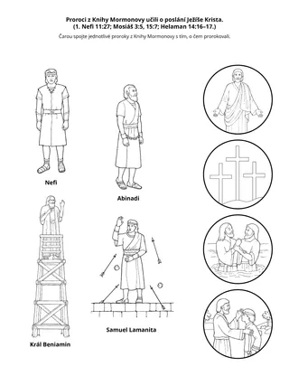 stránka s činnostmi: Proroci z Knihy Mormonovy svědčili o Ježíši Kristu