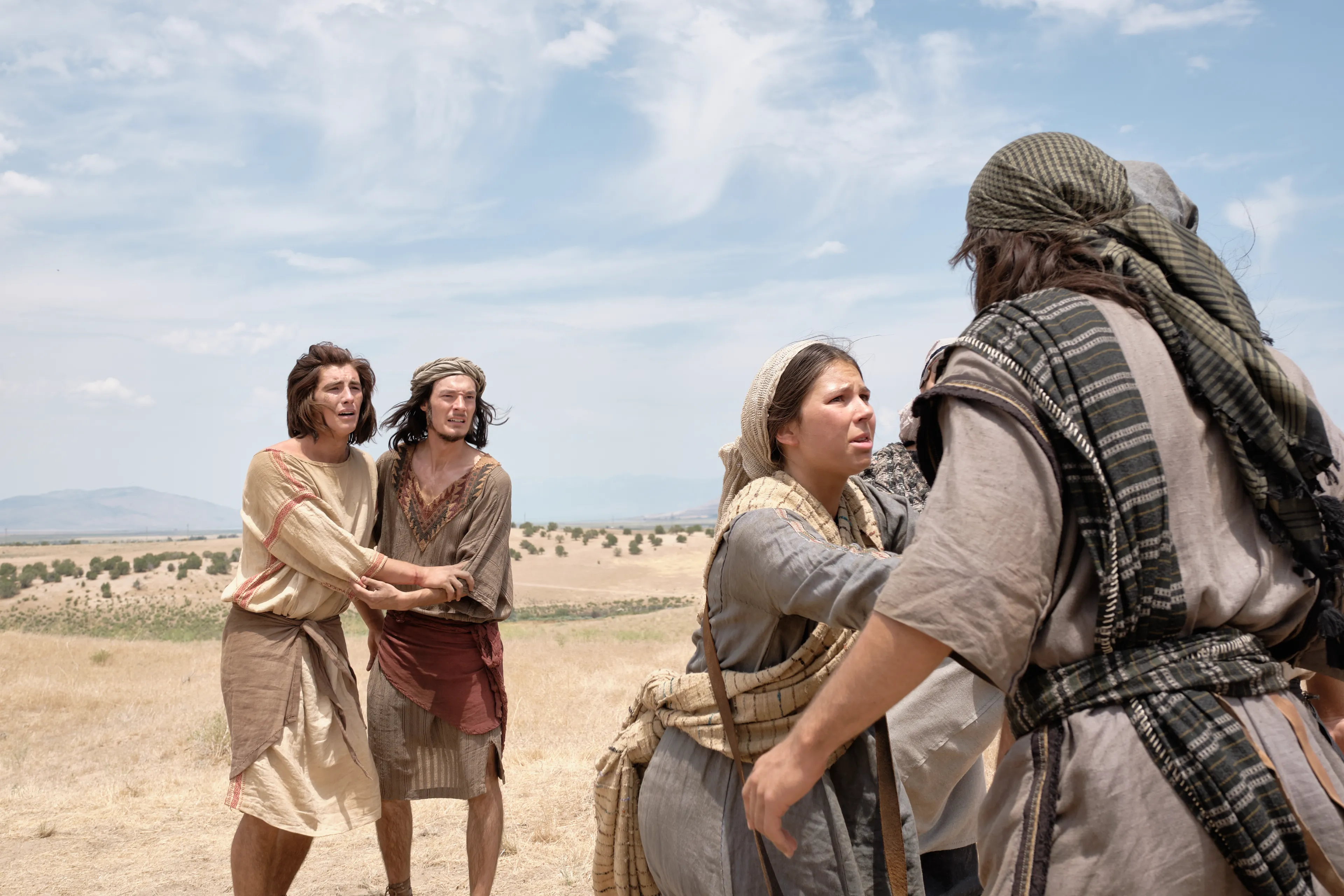 One of Ishmael's daughters defends Nephi from Laman and Lemuel.