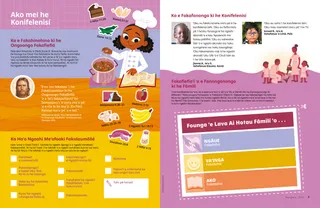 Page PDF with illustration of girl making jambalaya