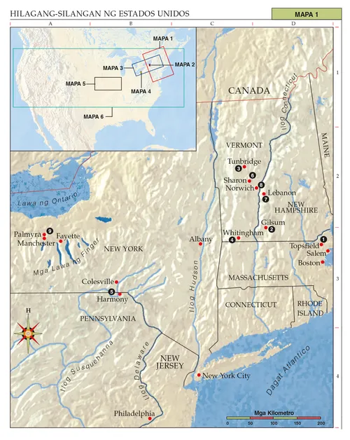 Kasaysayan sa Simbahan Mapa 1