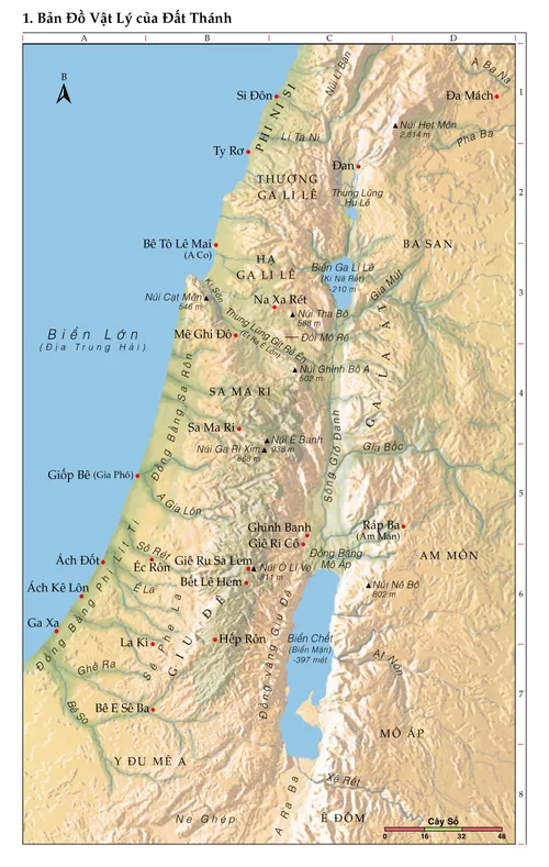 bản đồ Kinh Thánh 1