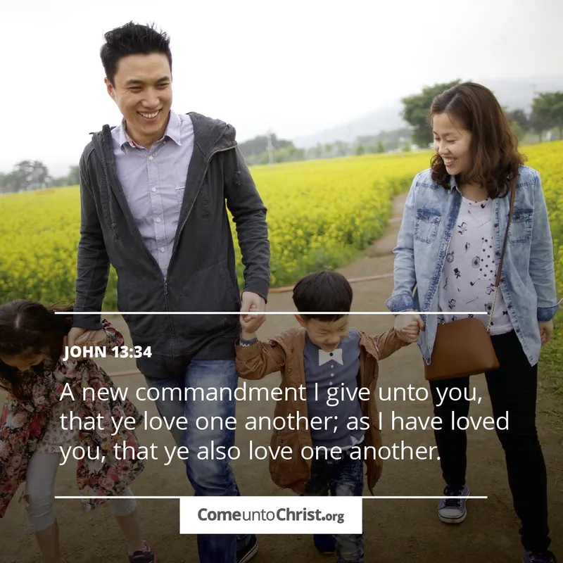 as I have loved you, love one another