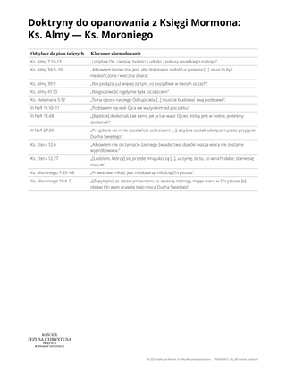 handout doctrinal mastery alma-moroni