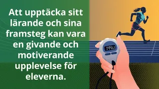 Meme om att uppmärksamma lärande och tillväxt.