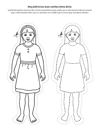 stránka s činnostmi: Budeme vzkříšeni