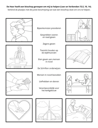 doe-pagina: de bisschop helpt de leden van de wijk