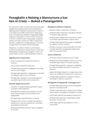 porma ti panangamiris iti bagi