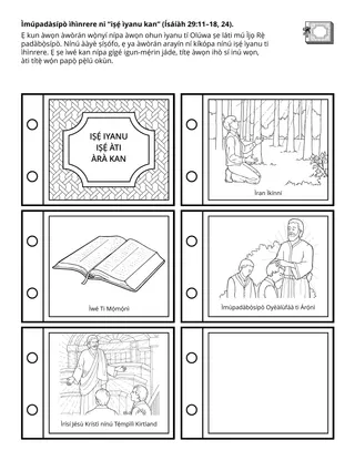 Ojú-ewé ìṣe ṣíṣe alákọ̀ọ́bẹ̀rẹ̀: Ìmúpadàbọ̀sípò ìhìnrere jẹ́ “iṣẹ́ ìyanu”