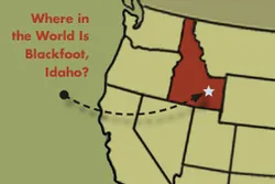 map of Idaho