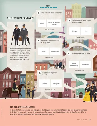 Flow-chart-quiz-aktivitet med baggrund, der illustrerer bygninger og mennesker fra det nittende århundredes USA
