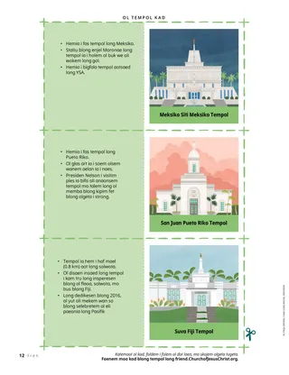 Pej PDF wetem ol pikja blong tempol