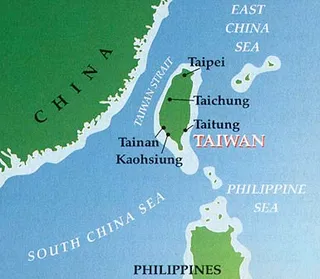 Map of Taiwan