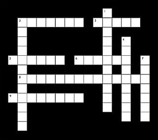 Crossword puzzle