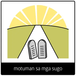 motuman sa mga sugo nga simbolo sa ebanghelyo