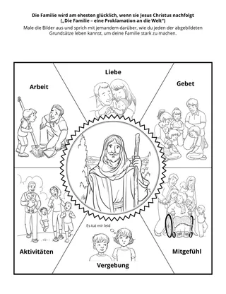 Seite mit der Aktivität für Kinder