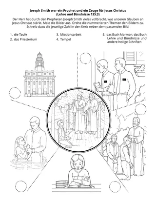 Seite mit der Aktivität für Kinder