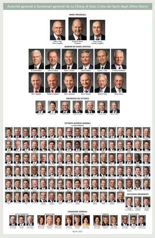 General Authority and General Officer chart