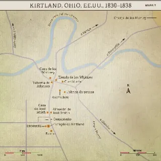 Mapa 7: Kirtland, Ohio, EE. UU., 1830–1838