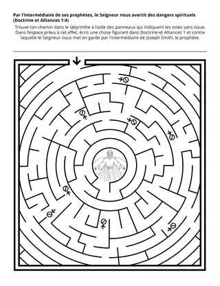 page d’activité pour les enfants