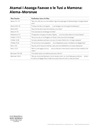 handout doctrinal mastery alma-moroni