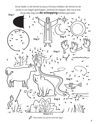 The Creation coloring page